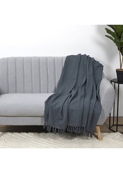 THE HOME DECO FACTORY Pled w kolorze antracytowym - 160 x 130 cm ze sklepu Limango Polska w kategorii Tekstylia - zdjęcie 188793463