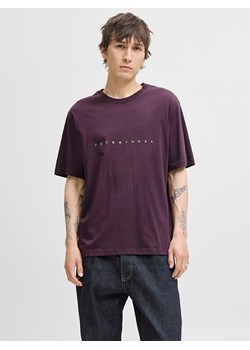 Jack &amp; Jones Koszulka "Jjestar" w kolorze fioletowym ze sklepu Limango Polska w kategorii T-shirty męskie - zdjęcie 188793844