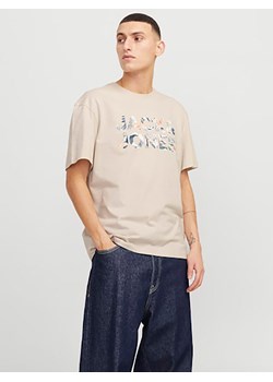 Jack &amp; Jones Koszulka w kolorze beżowym ze sklepu Limango Polska w kategorii T-shirty męskie - zdjęcie 188794102