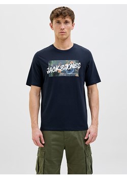 Jack &amp; Jones Koszulka "Hawaii" w kolorze granatowym ze sklepu Limango Polska w kategorii T-shirty męskie - zdjęcie 188794351
