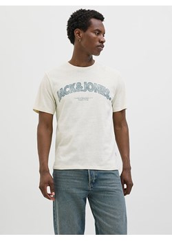 Jack &amp; Jones Koszulka "Almeria" w kolorze białym ze sklepu Limango Polska w kategorii T-shirty męskie - zdjęcie 188794692