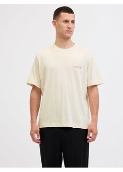 Jack &amp; Jones Koszulka "Jorbillyburg Photo" w kolorze kremowym ze sklepu Limango Polska w kategorii T-shirty męskie - zdjęcie 188795842