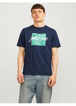 Jack &amp; Jones Koszulka w kolorze granatowym ze sklepu Limango Polska w kategorii T-shirty męskie - zdjęcie 188796193