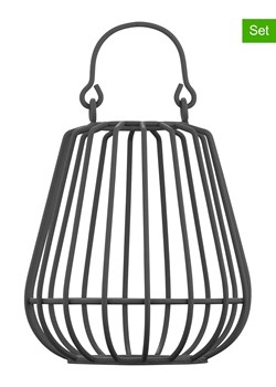 Blomus Lampiony (2 szt.) "Nidea" w kolorze czarnym - wys. 13,5 x Ø 12,4 cm ze sklepu Limango Polska w kategorii Świeczniki - zdjęcie 188796713