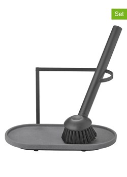 Blomus 3-częściowy zestaw "Dhuva" w kolorze szarym do zmywania ze sklepu Limango Polska w kategorii Akcesoria kuchenne - zdjęcie 188796781