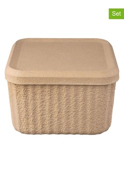 Blomus Pojemniki (2 szt.) "Redo" w kolorze beżowym - 30 x 20 cm ze sklepu Limango Polska w kategorii Pojemniki kuchenne - zdjęcie 188797212
