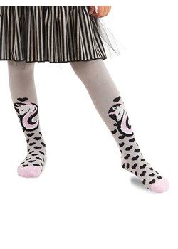 Denokids Rajstopy "Unicorn Light" w kolorze szarym ze sklepu Limango Polska w kategorii Rajstopy dziecięce - zdjęcie 188798282