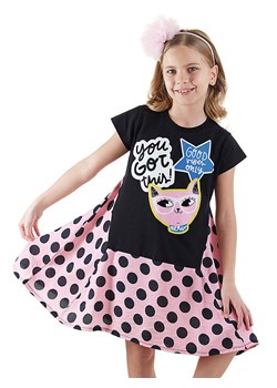 Denokids Sukienka w kolorze czarno-jasnoróżowym ze sklepu Limango Polska w kategorii Sukienki dziewczęce - zdjęcie 188799821