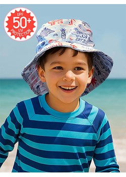 Denokids Kapelusz w kolorze błękitnym ze sklepu Limango Polska w kategorii Czapki dziecięce - zdjęcie 188800063