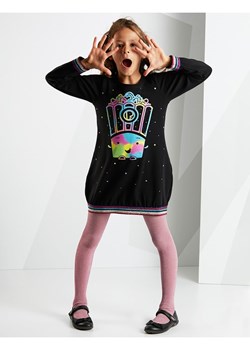 Denokids Sukienka "Popcorn" w kolorze czarnym ze sklepu Limango Polska w kategorii Sukienki dziewczęce - zdjęcie 188800184