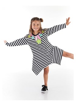 Denokids Sukienka "Shooting Star" w kolorze czarno-białym ze sklepu Limango Polska w kategorii Sukienki dziewczęce - zdjęcie 188800324