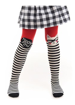 Denokids Rajstopy w kolorze czarno-czerwonym ze sklepu Limango Polska w kategorii Rajstopy dziecięce - zdjęcie 188800590