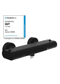 Schütte Bateria wannowa "Carneo" w kolorze czarnym ze sklepu Limango Polska w kategorii Akcesoria łazienkowe - zdjęcie 188802654