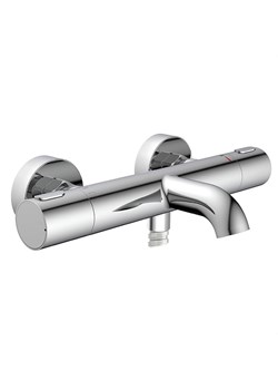 Schütte Termostatyczna bateria wannowa "Monza" w kolorze srebrnym ze sklepu Limango Polska w kategorii Akcesoria łazienkowe - zdjęcie 188802680