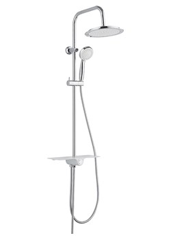 Schütte Panel prysznicowy w kolorze srebrno-białym ze sklepu Limango Polska w kategorii Akcesoria łazienkowe - zdjęcie 188802972