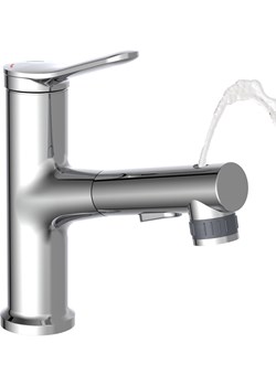 Schütte Bateria umywalkowa "Variabile" w kolorze srebrnym ze sklepu Limango Polska w kategorii Akcesoria łazienkowe - zdjęcie 188803572