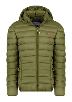 Geographical Norway Kurtka pikowana "Amigolor" w kolorze oliwkowym ze sklepu Limango Polska w kategorii Kurtki męskie - zdjęcie 188804460