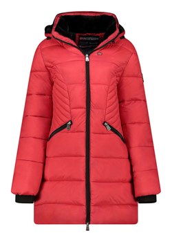 Geographical Norway Płaszcz zimowy "Bee" w kolorze czerwonym ze sklepu Limango Polska w kategorii Kurtki damskie - zdjęcie 188804801