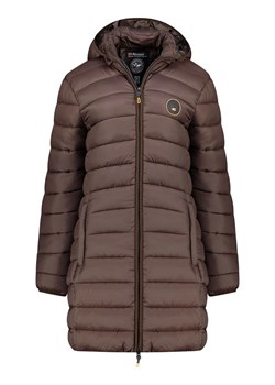 Geographical Norway Płaszcz pikowany "Atikamap" w kolorze ciemnobrązowym ze sklepu Limango Polska w kategorii Kurtki damskie - zdjęcie 188805011