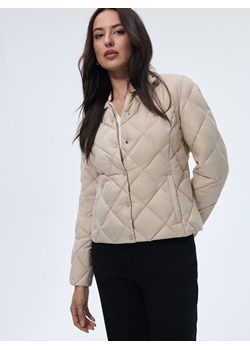 Mohito - Pikowana kurtka z naturalnym puchem - beżowy ze sklepu Mohito w kategorii Kurtki damskie - zdjęcie 188806274