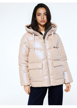 Mohito - Zimowa pikowana kremowa kurtka - kremowy ze sklepu Mohito w kategorii Kurtki damskie - zdjęcie 188806304
