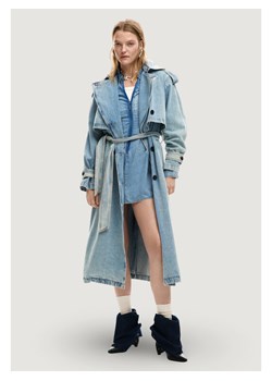 Desigual Trencz CHAQ_VIO Niebieski Casual Fit ze sklepu MODIVO w kategorii Płaszcze damskie - zdjęcie 188806570