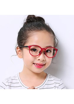 Okulary dla dzieci zerówki do komputera z filtrem Blue Light 25182B bordo/czarny ze sklepu Stylion w kategorii Akcesoria dziecięce - zdjęcie 188806864