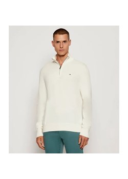 Tommy Hilfiger Sweter ZIP MOCK | Regular Fit | z dodatkiem kaszmiru ze sklepu Gomez Fashion Store w kategorii Swetry męskie - zdjęcie 188807142