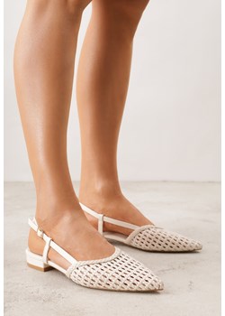 Beżowe Sandały Ozdobione Plecionką Melorah ze sklepu born2be.pl w kategorii Sandały damskie - zdjęcie 188807870