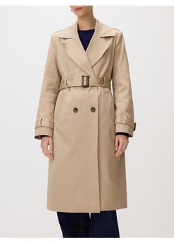 Reserved - Bawełniany trencz z paskiem - beżowy ze sklepu Reserved w kategorii Płaszcze damskie - zdjęcie 188811963