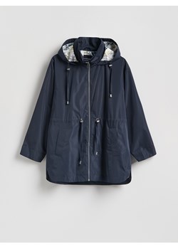 Reserved - Kurtka parka z kapturem - granatowy ze sklepu Reserved w kategorii Parki damskie - zdjęcie 188811970