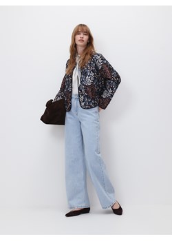 Reserved - Wzorzysta kurtka - granatowy ze sklepu Reserved w kategorii Kurtki damskie - zdjęcie 188812061