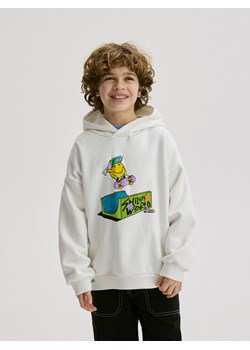 Reserved - Bluza SmileyWorld® - złamana biel ze sklepu Reserved w kategorii Bluzy chłopięce - zdjęcie 188812170