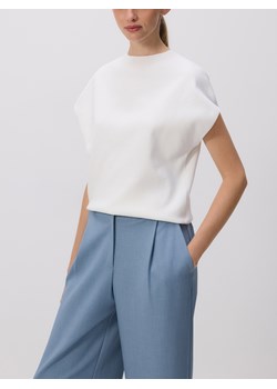 Reserved - Bluzka ze stójką - złamana biel ze sklepu Reserved w kategorii Bluzki damskie - zdjęcie 188812600