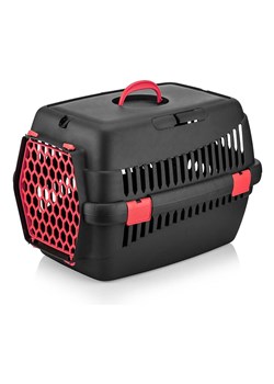 Paws&amp;Whiskers Transporter w kolorze czarno-czerwonym dla zwierząt - 49 x 35 x 32,5 cm ze sklepu Limango Polska w kategorii Dla zwierząt - zdjęcie 188812803