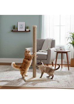 Paws&amp;Whiskers Drapak "Aero" w kolorze beżowym dla kota - 37,5 x 102 x 37,5 cm ze sklepu Limango Polska w kategorii Dla zwierząt - zdjęcie 188812834