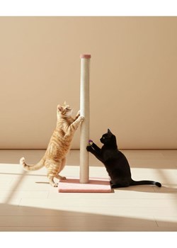 Paws&amp;Whiskers Drapak "Aero" w kolorze jasnoróżowym dla kota - 37,5 x 102 x 37,5 cm ze sklepu Limango Polska w kategorii Dla zwierząt - zdjęcie 188812841