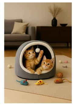 Paws&amp;Whiskers Legowisko "Alaska" w kolorze szarym dla kota ze sklepu Limango Polska w kategorii Dla zwierząt - zdjęcie 188812910