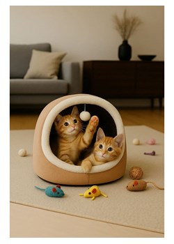 Paws&amp;Whiskers Legowisko "Alaska" w kolorze beżowym dla kota ze sklepu Limango Polska w kategorii Dla zwierząt - zdjęcie 188812914