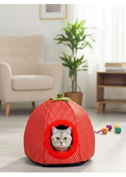 Paws&amp;Whiskers Legowisko w kolorze czerwonym dla kota ze sklepu Limango Polska w kategorii Dla zwierząt - zdjęcie 188813074