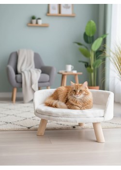 Paws&amp;Whiskers Legowisko "Diana" w kolorze białym dla kota ze sklepu Limango Polska w kategorii Dla zwierząt - zdjęcie 188813163