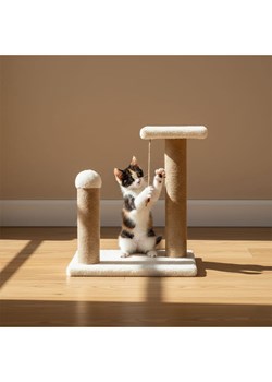 Paws&amp;Whiskers Drapak "Else" w kolorze kremowym dla kota - 35 x 44 x 28 cm ze sklepu Limango Polska w kategorii Dla zwierząt - zdjęcie 188813214