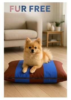 Paws&amp;Whiskers Legowisko "Fur Free" w kolorze niebiesko-brązowym dla zwierząt ze sklepu Limango Polska w kategorii Dla zwierząt - zdjęcie 188813231