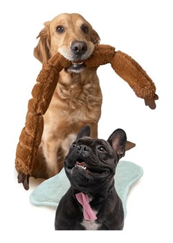 Paws&amp;Whiskers Zabawka w kolorze jasnobrązowym dla psa - dł. 65 cm ze sklepu Limango Polska w kategorii Dla zwierząt - zdjęcie 188813264