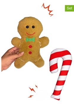 Paws&amp;Whiskers Zabawki (2 szt.) w kolorze jasnobrązowo-czerwonym - wys. 26 cm ze sklepu Limango Polska w kategorii Dla zwierząt - zdjęcie 188813274