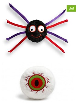 Paws&amp;Whiskers Zabawki (2 szt.) w kolorze czarno-białym dla psa - Ø 10 cm ze sklepu Limango Polska w kategorii Dla zwierząt - zdjęcie 188813284