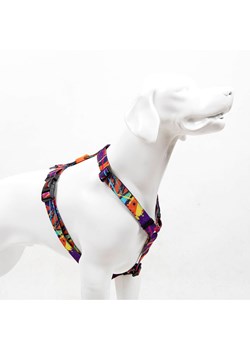 Paws&amp;Whiskers Szelki "Splash" w kolorze fioletowo-pomarańczowym dla psa ze sklepu Limango Polska w kategorii Dla zwierząt - zdjęcie 188813824
