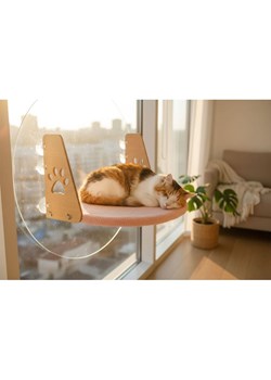 Paws&amp;Whiskers Legowisko w kolorze jasnoróżowym dla kota ze sklepu Limango Polska w kategorii Dla zwierząt - zdjęcie 188813924