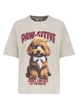 Sublevel Koszulka w kolorze beżowym ze sklepu Limango Polska w kategorii Bluzki damskie - zdjęcie 188818514