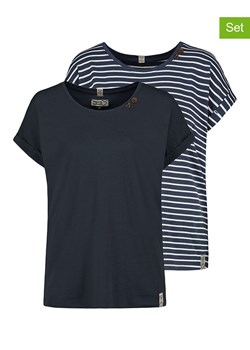 Sublevel Koszulki (2 szt.) w kolorze granatowym ze sklepu Limango Polska w kategorii Bluzki damskie - zdjęcie 188818572